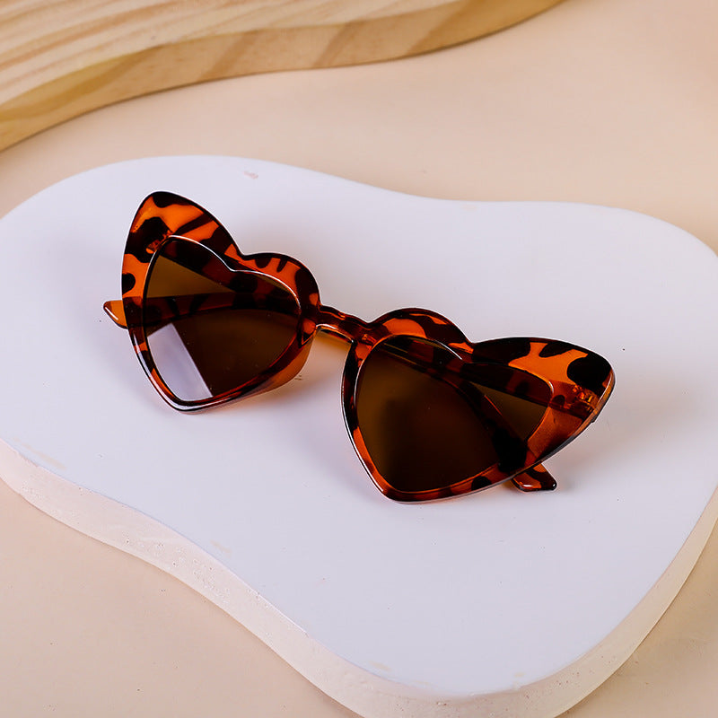Wholesale PC Children's Peach Heart UV Protection Sunglasses